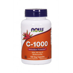 Witamina C-1000 + Bioflawonoidy + Rutyna (100 kaps) Now Foods