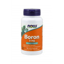Boron 3 mg Bor (100 kaps) Zdrowe Kości Now Foods