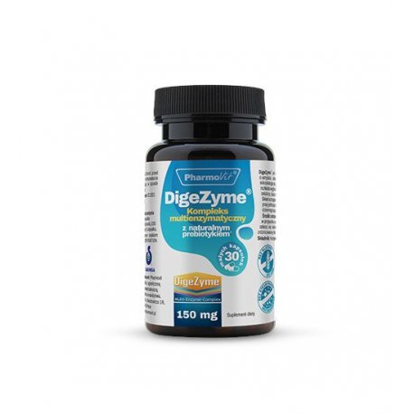 Enzymy trawienne DigeZyme® 150 mg (30 kaps) Pharmovit