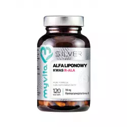 Kwas Alfa Liponowy R-ALA 150 mg (120 kaps) Silver MyVita