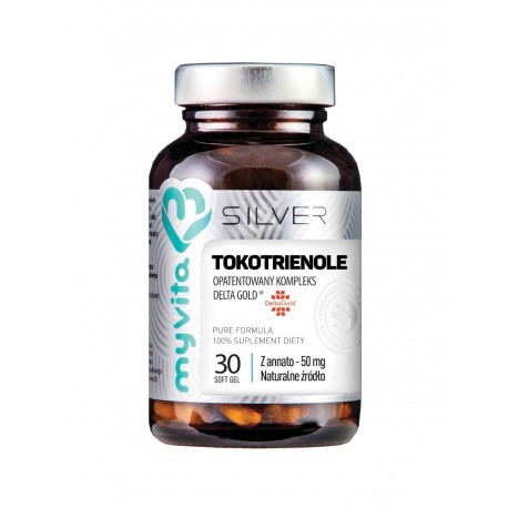 Witamina E Tokotrienole Kompleks DeltaGold® z Annato 50 mg (30 kaps) Silver MyVita