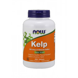 Kelp 150mcg (200 tab) Naturalny Jod Now Foods