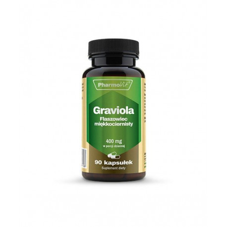 Graviola Sproszkowane Owoce 400 mg (90 kaps) Pharmovit