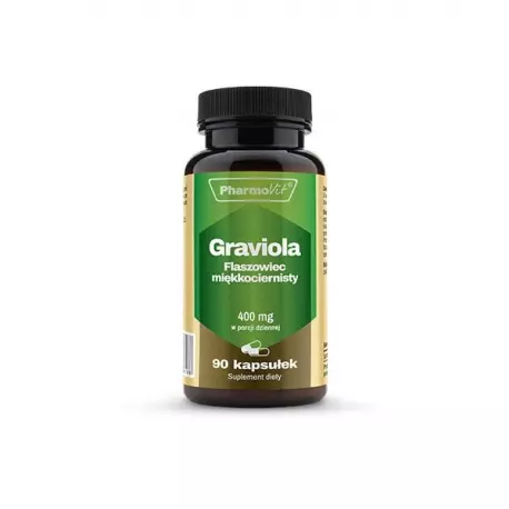 Graviola Sproszkowane Owoce 400 mg (90 kaps) Pharmovit