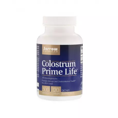 Colostrum Prime Life 500 mcg Wołowe  (120 kaps) Jarrow Formulas