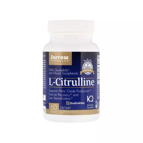 L-Citrulline L-Cytrulina + Foliany + Tokoferole (60 tab) Aminokwasy Jarrow Formulas
