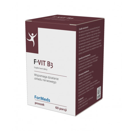 F-VIT Witamina B3 Niacyna 50 mg + Inulina 48 g ForMeds