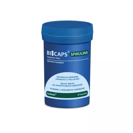 BICAPS Spirulina Hawajska Platensis 530 mg (60 kaps) ForMeds
