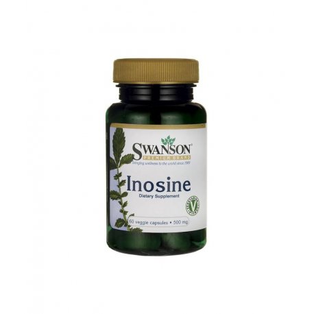 Inosine Inozyna 500 mg (60 kaps) Swanson