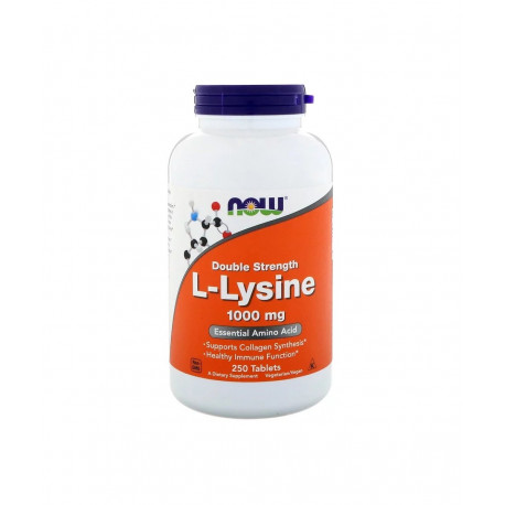 L-Lysine L-Lizyna 1000 mg (250 tab) Aminokwasy Now Foods