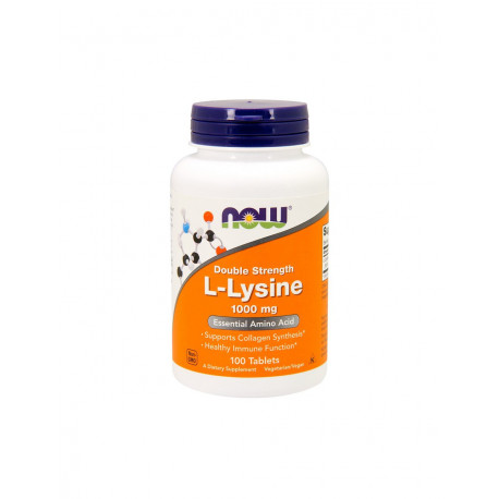 L-Lysine L-Lizyna 1000 mg (100 tab) Aminokwasy Now Foods