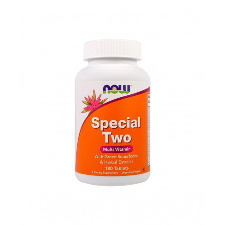 SPECIAL TWO Multiwitamina Kompleks Witamin i Minerałów (180 tab) Now Foods