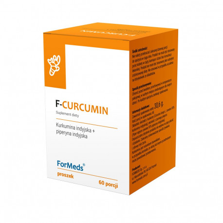  F-Curcumin Kurkumina + Piperyna Indyjska 30,6 g  ForMeds