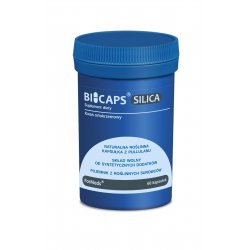BICAPS SILICA Krzem (Kwas Ortokrzemowy + Okrzemki) 50 mg (60 kaps) ForMeds