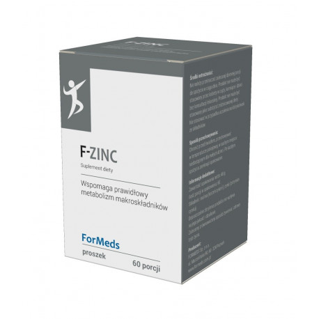 F-ZINC 15 Cytrynian Cynku 48 g (60 porcji) ForMeds