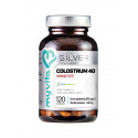 Colostrum 40 Immuno Forte 400 mg 40% Immunoglobulin Wołowe (120 kaps) Silver Myvita