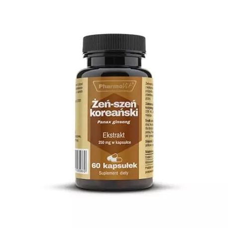 Żeń-szeń Koreański 4:1 250 mg (60 kaps) Pharmovit