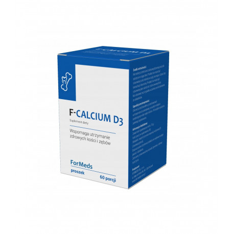 F-CALCIUM D3 Cytrynian Wapnia + Witamina D 78 g (60 porcji) ForMeds