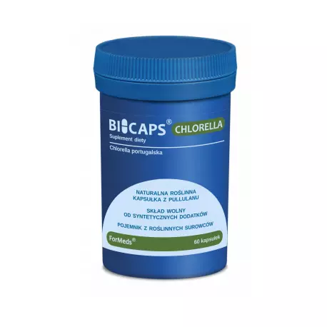 BICAPS Chlorella Portugalska 530 mg (60 kaps) ForMeds