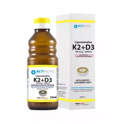 Liposomalna Witamina K2 MK-7 + D3 250 ml Bez Alkoholu Actinovo