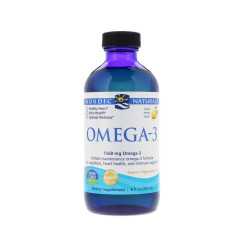 Omega-3 1560 mg Cytrynowy EPA DHA Naturalny Olej z Ryb Głębinowych 237 ml Nordic Naturals