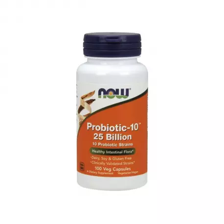 Probiotic-10 25 Billion (100 kaps) Probiotyk Now Foods
