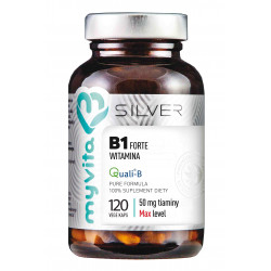 Witamina B1 Forte Tiamina 50 mg (120 kaps) Silver MyVita