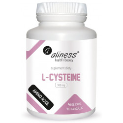 L-Cysteine L-cysteina 500 mg (100 kaps) Aminokwasy Aliness