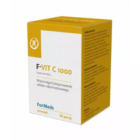 F-VIT C 1000 Witamina C Proszek 90 g ForMeds