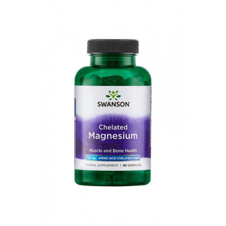 Magnez Chelatowany 133 mg (90 kaps) Swanson