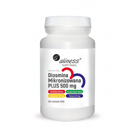 Diosmina Mikronizowana Plus 500 mg (100 tab) Aliness