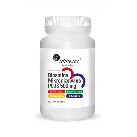 Diosmina Mikronizowana Plus 500 mg (100 tab) Aliness