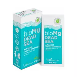 Organiczny Bio Magnez BioMg Dead Sea 400 mg (7 saszetek) Biofarmacja