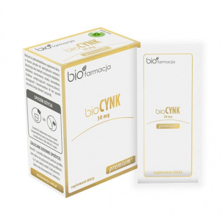 Organiczny Bio Cynk 30 mg (20 saszetek) Biofarmacja