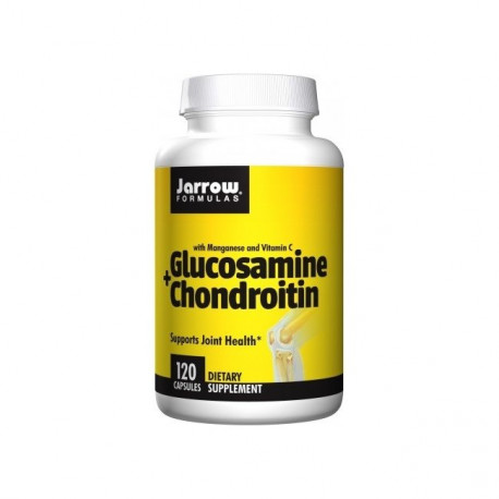 Glukozamina + Chondroityna (120 kaps) Stawy Koście Mięśnie Jarrow Formulas