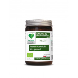 Pokrzywa + Skrzyp BIO 400 mg (100 tab) WŁOSY BeOrganic