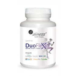 Kolagen na Stawy i Kości Duoflexin 100% Natural (90 kaps) Aliness