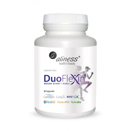 Kolagen na Stawy i Kości Duoflexin 100% Natural (90 kaps) Aliness