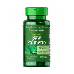 SAW PALMETTO 450 mg (100 kaps) Palma Sabałowa Puritan's Pride