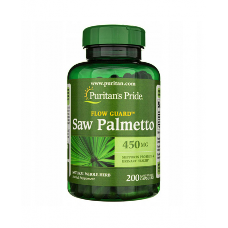 SAW PALMETTO Ekstrakt 450 mg (200 kaps) Palma Sabałowa Puritan's Pride