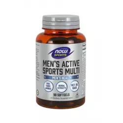 Men\'s Active Sports Multi (90 sg) Zestaw Witamin i Minerałów dla Aktywnych Mężczyzn Now Foods