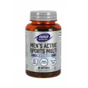 Men's Active Sports Multi (90 sg) Zestaw Witamin i Minerałów dla Aktywnych Mężczyzn Now Foods