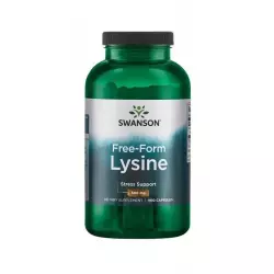 Free-Form L-Lysine L-Lizyna 500 mg (100 kaps) Aminokwasy Swanson