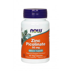 Zinc Picolinate 50 mg (60 kaps) Pikolinian Cynku Now Foods
