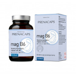 PRENACAPS Mag B6 Wysoko przyswajalny Magnez (60 kaps) ForMeds