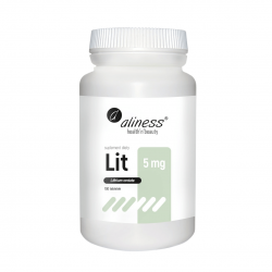 Organiczny Lit 5 mg Orotan Litu (100 tab) VEGE Aliness