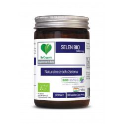 Selen BIO 100 mcg Naturalne źródło Selenu (100 tab) BeOrganic