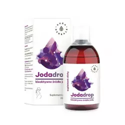 Jodadrop Bioaktywne Źródło Jodu 150 mcg Jod w Płynie 250 ml Aura Herbals