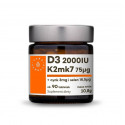 Witamina K2 MK-7 75 mcg + Witamina D3 2000 IU + Cynk 3 mg + Selen 16,5 mcg (90 tab) Aura Herbals