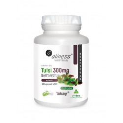 Tulsi Święta Bazylia 300 mg Ekstrakt 5% (90 kaps) VEGE Undra Aliness
